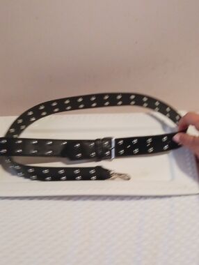 Black Studded Leather Look Replacement  Shoulder/Crossbody Bag Strap